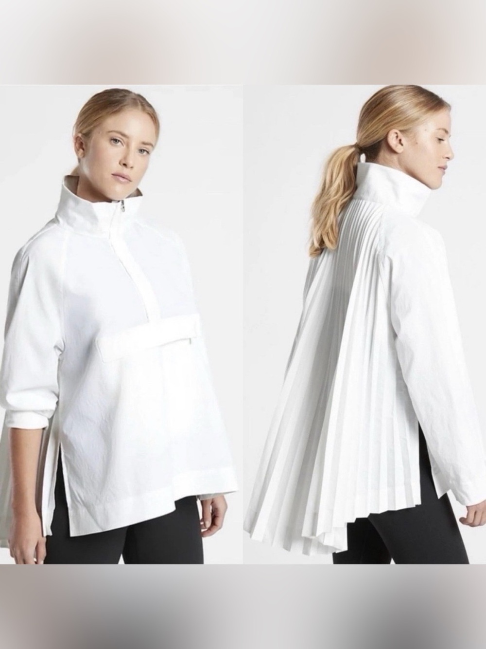 NEW Athleta Sojourn White  Top Size Small